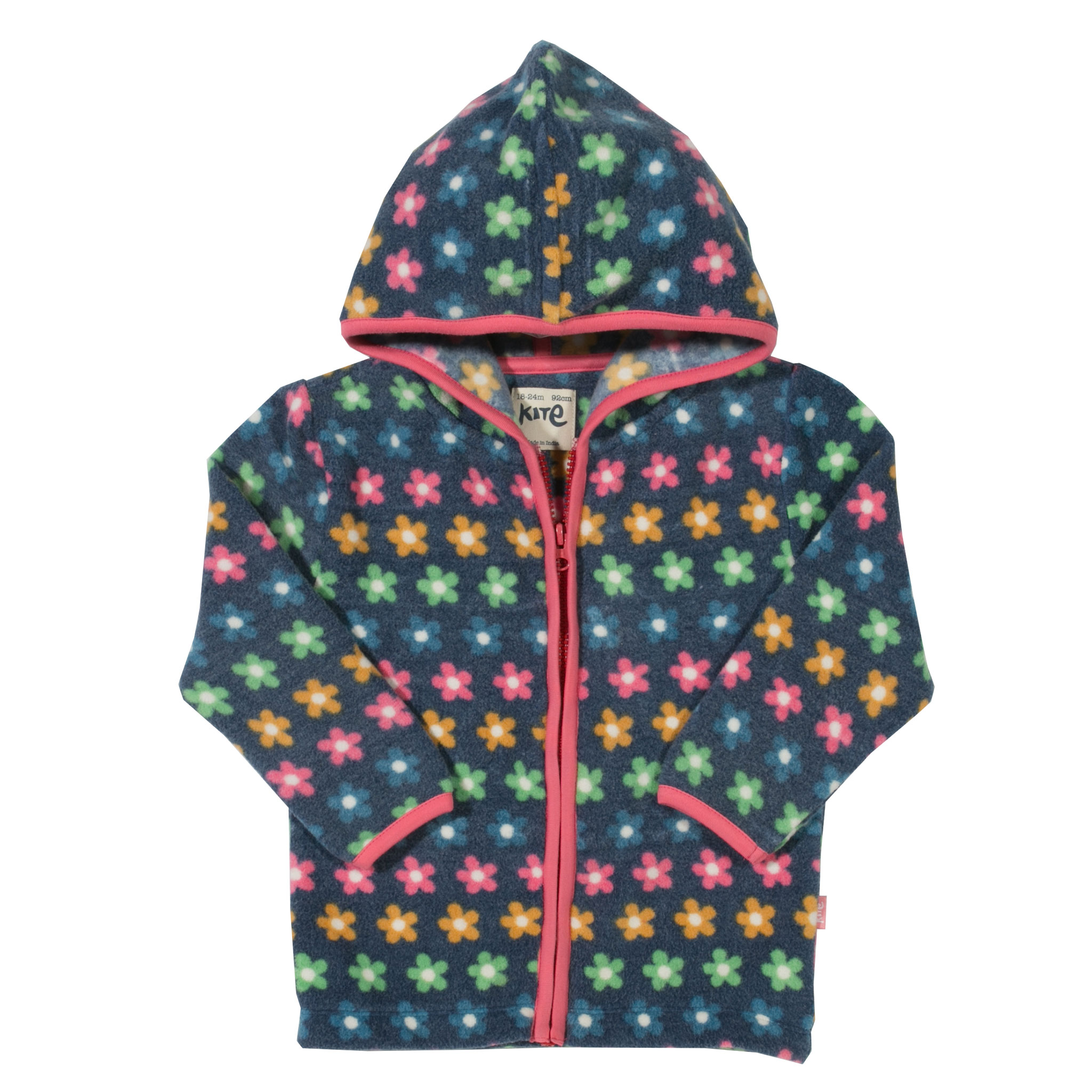 Soft zipped Flower Fleece