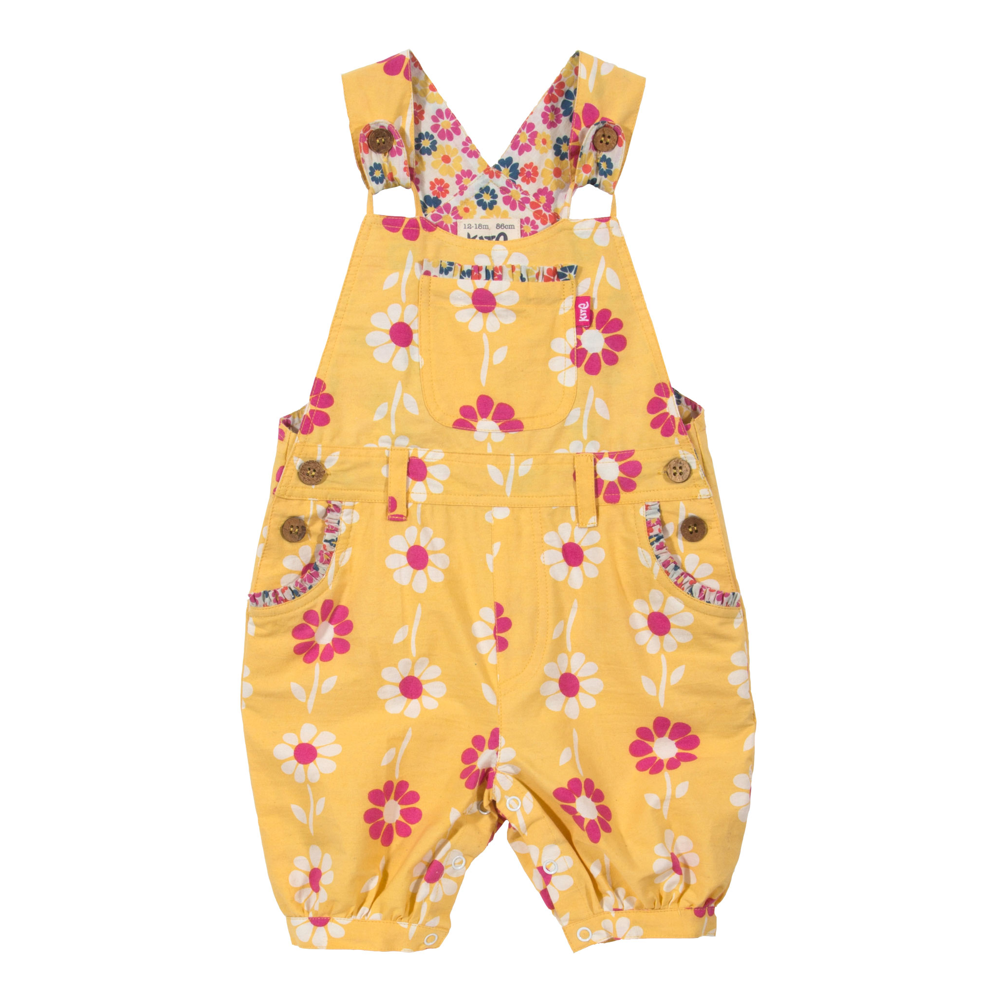 Organic Cotton Short Dungarees